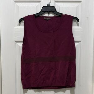 Chic Maroon Sleeveless Tank Top